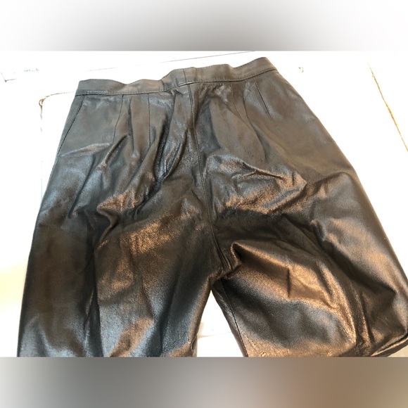 Summer light leather trouser. - Picture 5 of 8